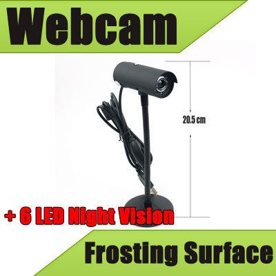 Quality Frosted Black Metal Base 12 Megapixel Flexible USB Web Webcam 