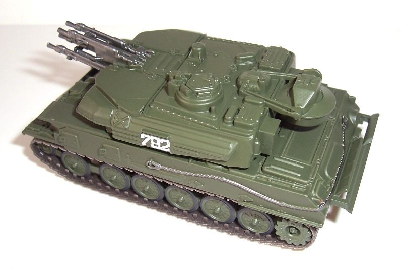 ZSU 23 4 Shilka Russian Anti Aircraft Weapon Spaag 1 72 Diecast Model 