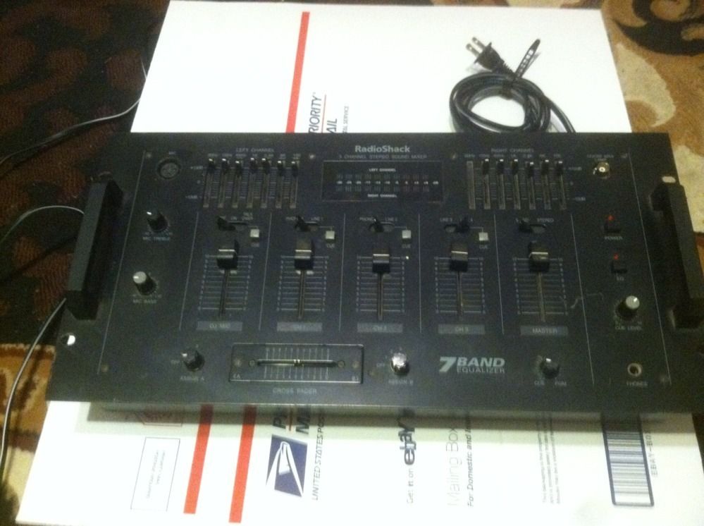 Channel Stereo Sound Mixer 7 Band Equalizer