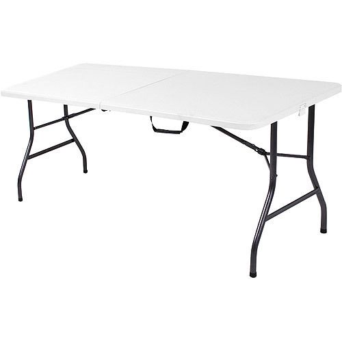 ft Long Plastic Center Folding Table Great Price