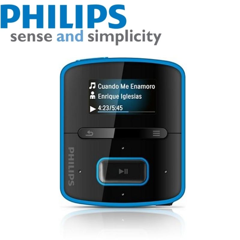 Philips SA3RGA04BN 02 Go Gear Raga 4GB  Player with  WMA WAV 