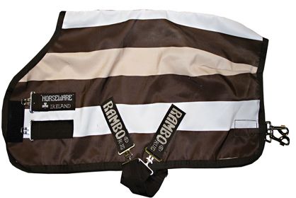 Horseware Rambo Newmarket Stable Rug Whitney Brown 84