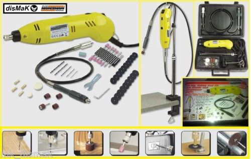 Mini Taladro Mannesmann Tipo Dremel Con Accesorios New