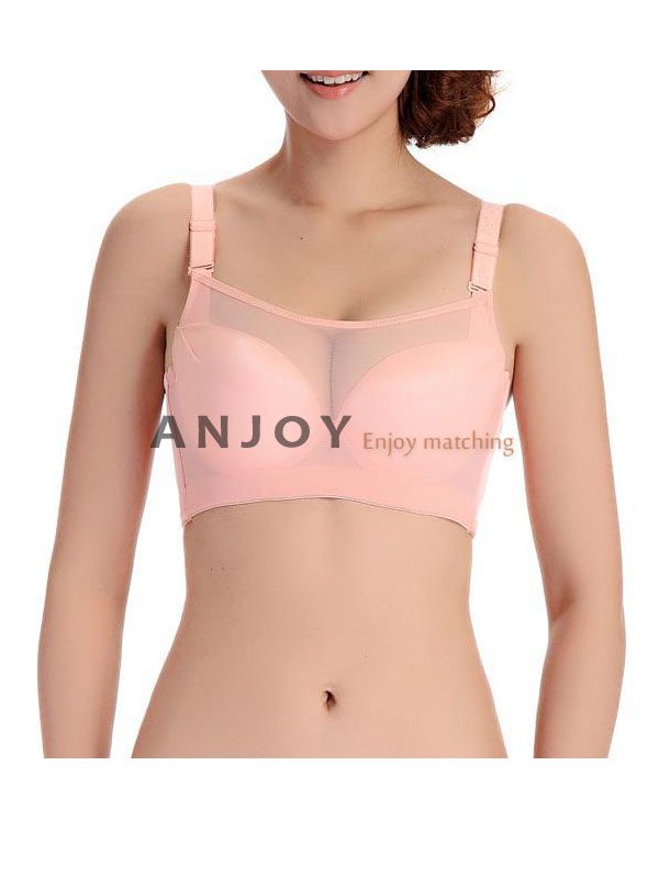 New Women Thin Active Support Underwear Push Up Bra Whit Gauze Cup B D 