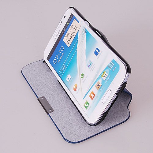 Luxury Slim Flip Stand Leather Case Cover for Samsung Galaxy NOTE2 GT 