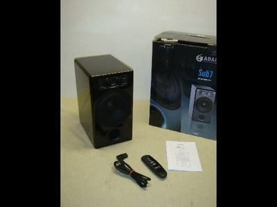 ADAM SUB7 BLACK POWERED MONITOR SUBWOOFER  LOOK