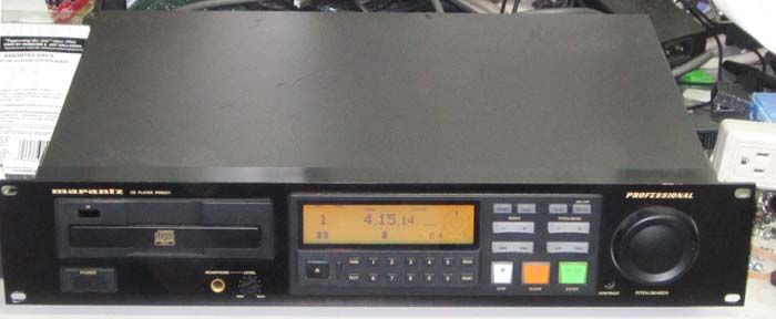 MARANTZ PMD331 PROFESSIONAL CD PLAYER RACKMOUNTED