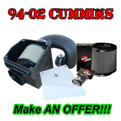 AFE Pro Guard 7 Sealed Intake SI   75 80072   94 02 Dodge Cummins 