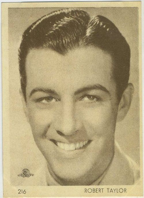 Robert Taylor 1930s Aguila Uruguay Movie Premium Card