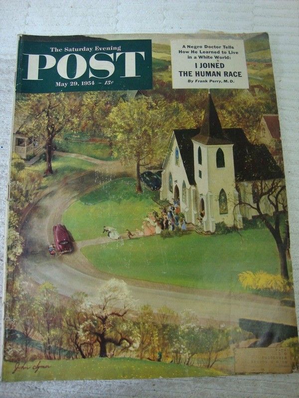 The Saturday Evening Post May 29 1954 Vol 226 No 48 Human Race Vtg Ads 