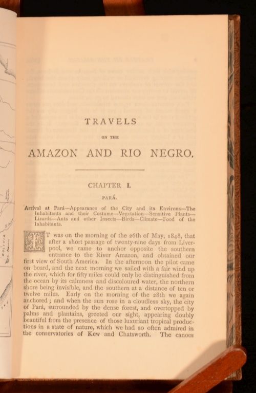 C1889 Wallacetravels on The  and Rio Negro Portait Illustrations 