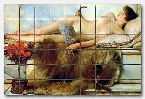 Alma Tadema Tepidarium Ceramic Mural Backsplash Kitchen 39x26 In 