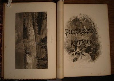 Picturesque America 2V 1st Parks Scenery Grand Canyon 258 Full Page 