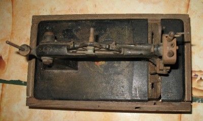 Old Sewing Machine Howe Amasa Model Marked with  A 