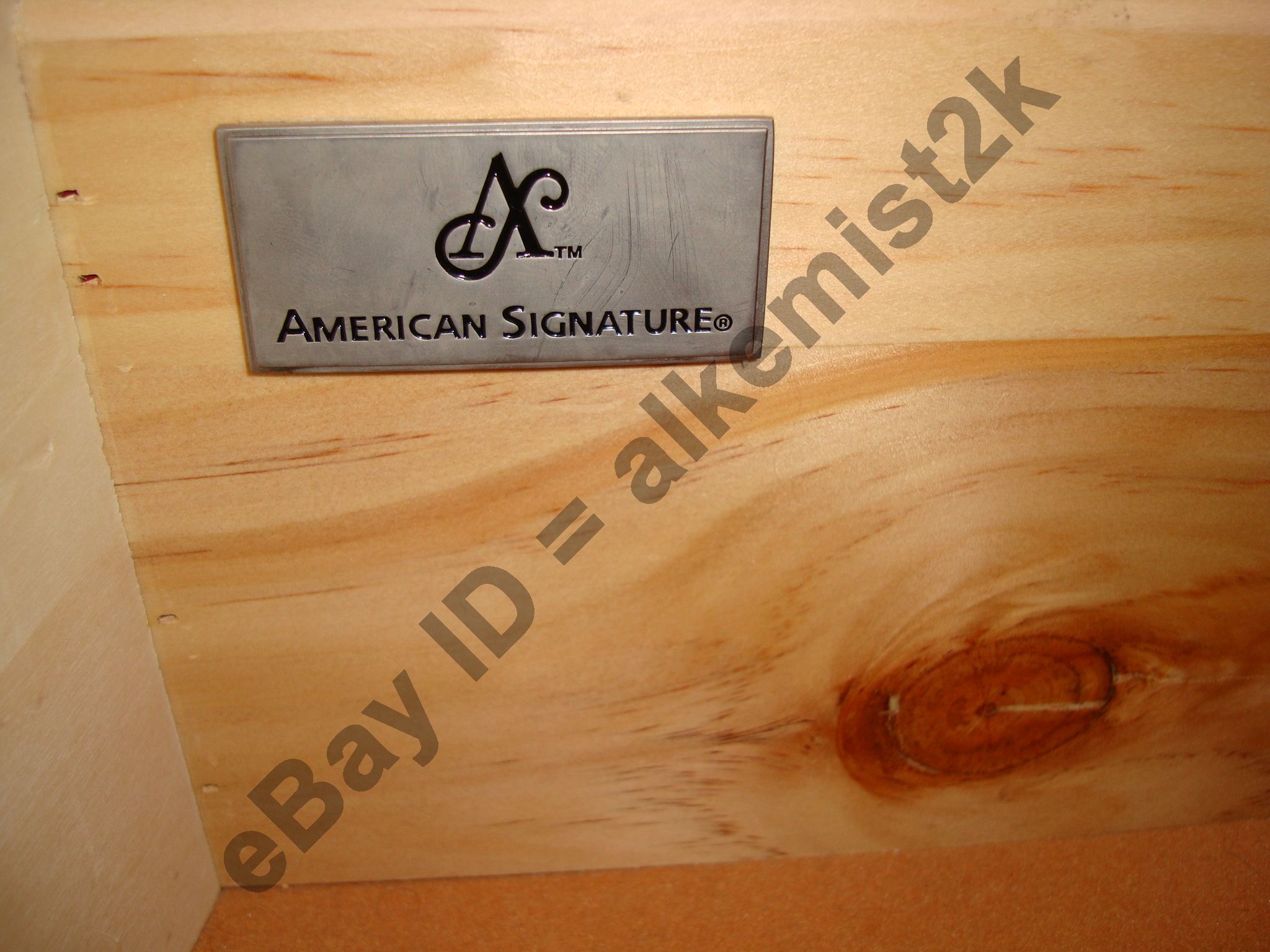American Signature White Bedroom Suite Furniture Dresser Chest End 