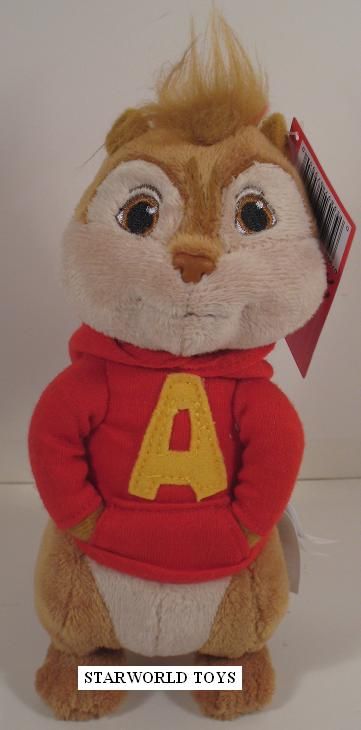 alvin the chipmunks the squeakquel 6 alvin mini plush doll