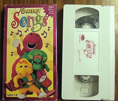 barney songs vhs video tape  1 99