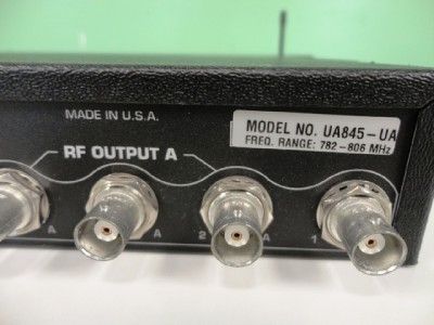 Shure UA845 UHF Antenna Distribution System Model UA845 UA Freq Range 