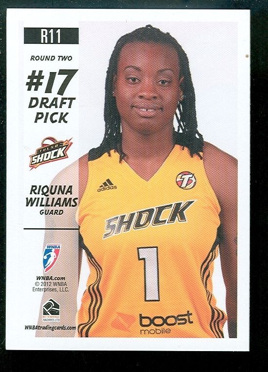 WNBA TULSA SHOCK BORN IN PAHOKEE FL MIAMI HURRICANES RIQUNA WILLIAMS 