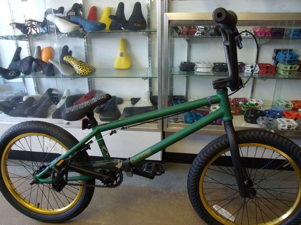 eastern bikes shovelhead matte green gold 2013 bmx bike time