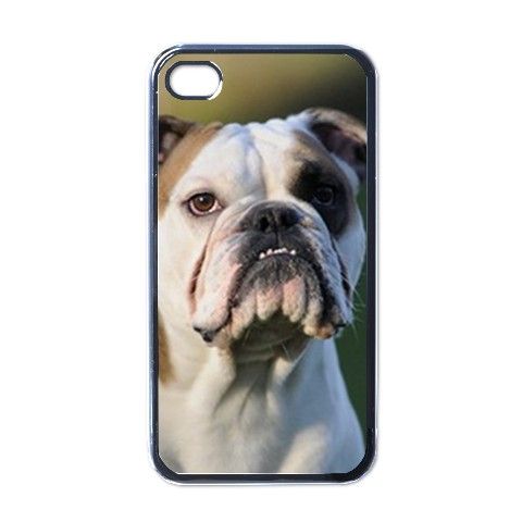 Bulldog Dog Cover Case for Apple iPhone 4 Mobile Phone