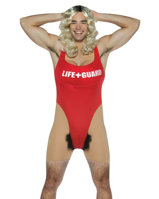 ADULT ANITA WAXIN BAYWATCH SWIMSUIT DRESSING UP COSTUME FANCY DRESS