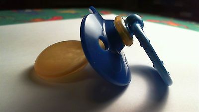 NUK 5 pacifier  BLUE/GREEN see thur  for your big baby (PRIVATE 