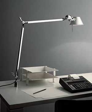 Artemide Tolomeo Mini Lamp w/ Table In Set Pivot