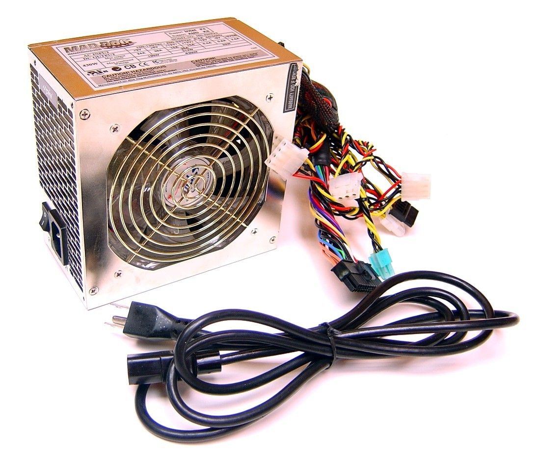 COMPUTER ATX POWER SUPPLY 400W MD 430WPS MD430 MD 430 MAD DOG