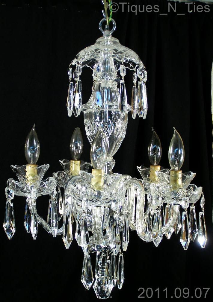 Waterford Crystal Avoca 5 Arm Light Mini Chandelier