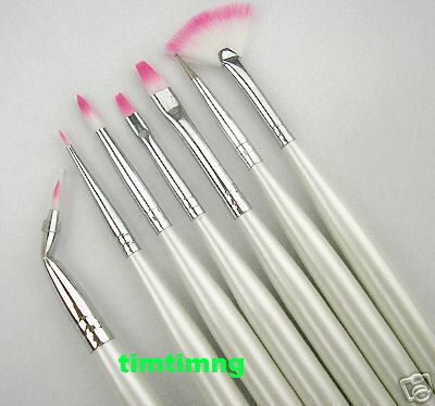 White Nail Art Pen Brush Painting Dot Acrylic UV Gel