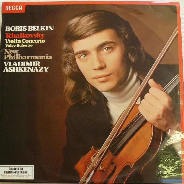 BELKIN VIOLIN ASHKENAZY TCHAIKOVSKY ORIGINAL DECCA STEREO SXL6854 NEAR 