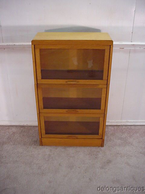 20626 Lundstrom Art Deco Oak Barrister Bookcase