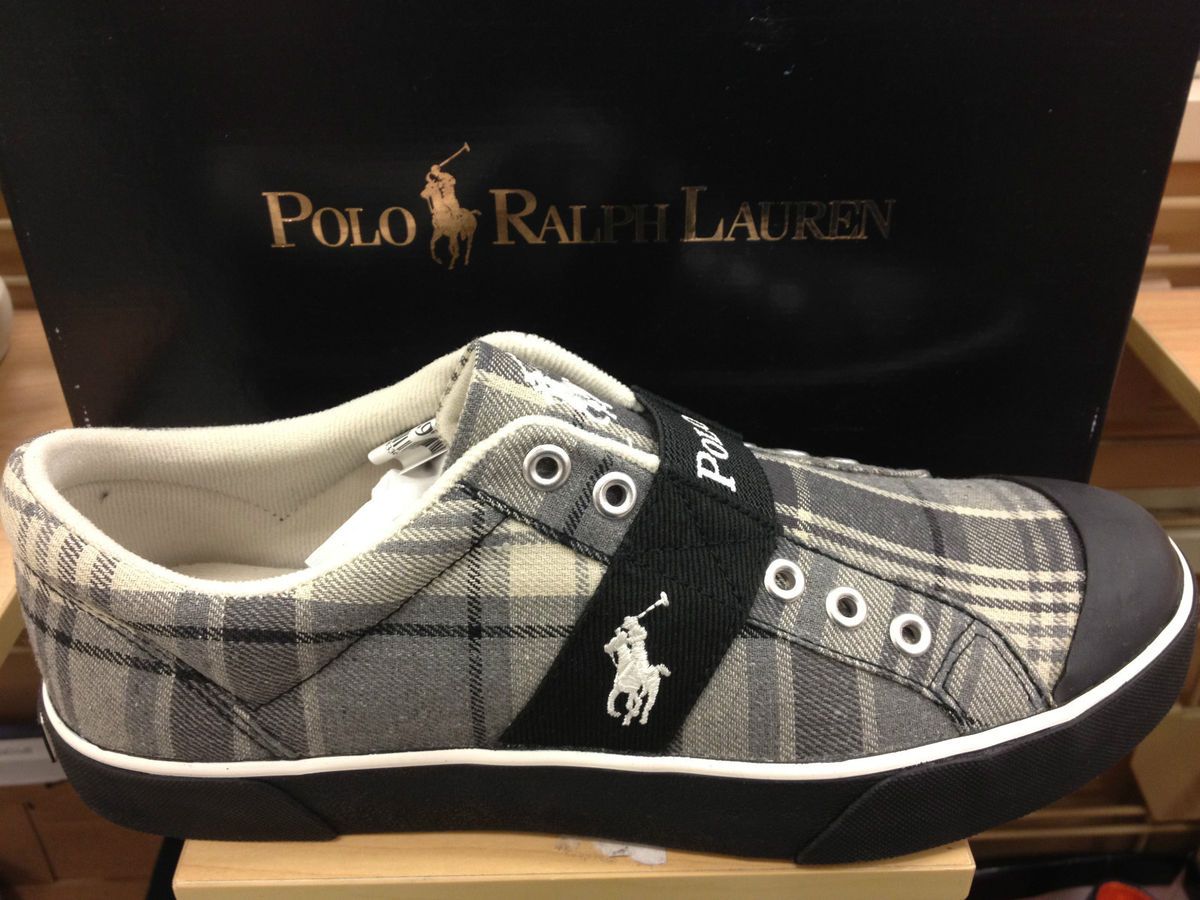 Polo Ralph Lauren Gardner Mens Canvas Fashion Sneaker Casual Shoe 