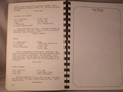   Cookbook Whats Cooking in The Community of Bakersville 1982