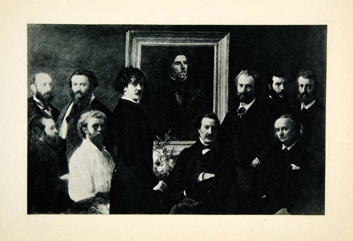   Henri Fantin Latour Homage Delacroix Manet Baudelaire Artists