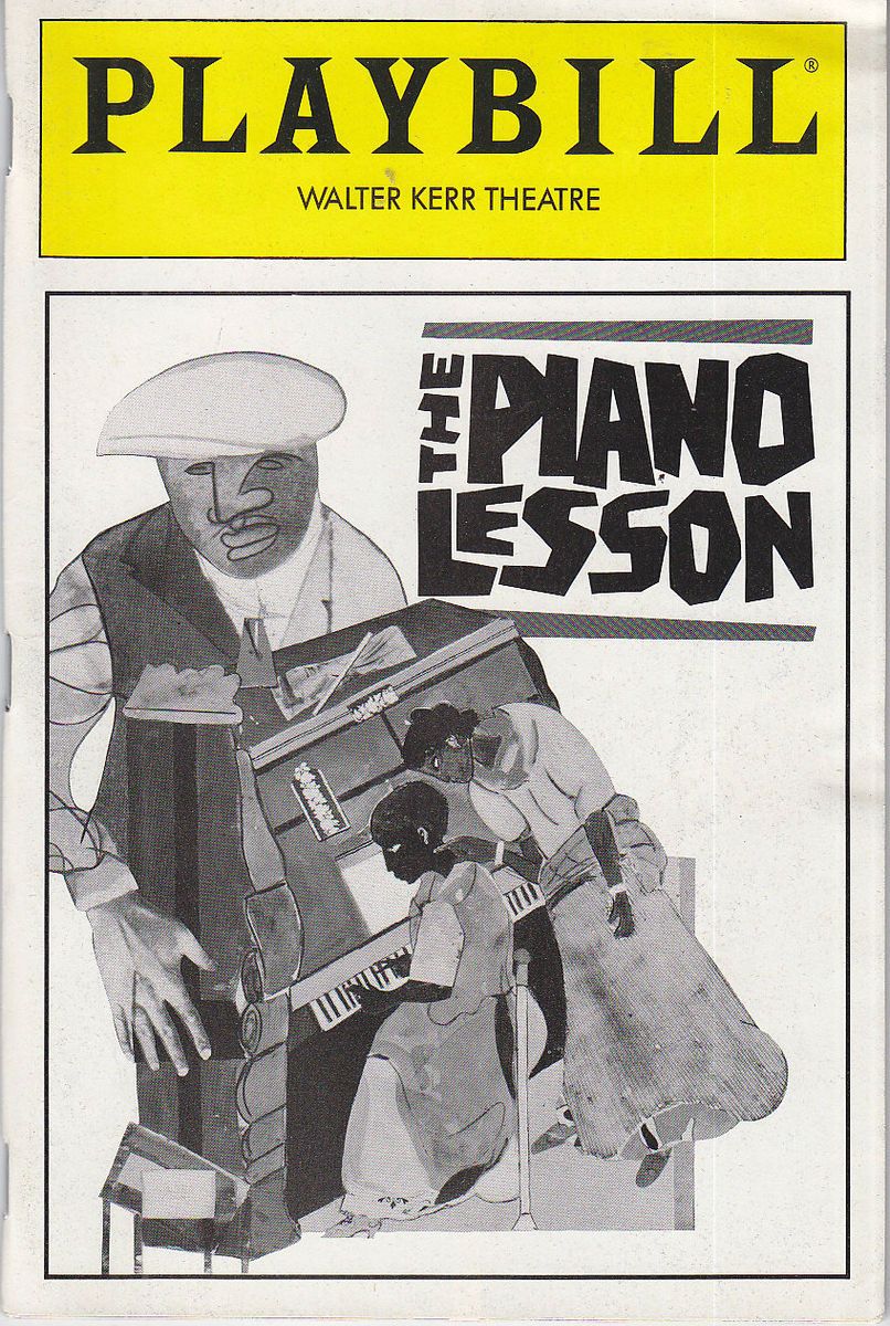   Lesson Playbill Walter Kerr Theatre 1991 August Wilson Dutton