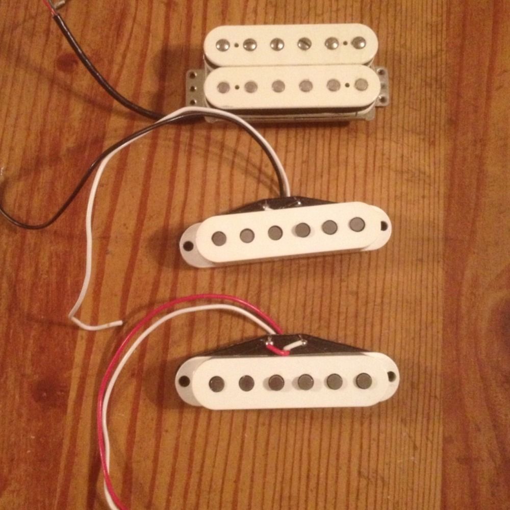 Fender Stratocaster HSS Pickups Tex Mex Single Coils And Diamond 