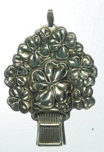 REED & BARTON STERLING SILVER LUCK WHISTLE CHRISTMAS ORNAMENT G215145