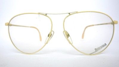 VINTAGE 70s WHITE AVIATOR EYEGLASSES, MADE IN GERMANY BY RODENSTOCK 