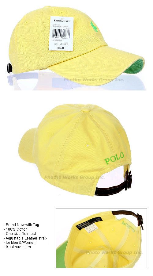   Outdoor Golf Sports Classic Baseball Ball Cap Hat Yellow Apple