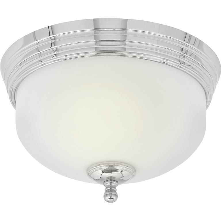 Quoizel DI1611C Demitri Flush Mount Bath Light 11 Diameter Polished 