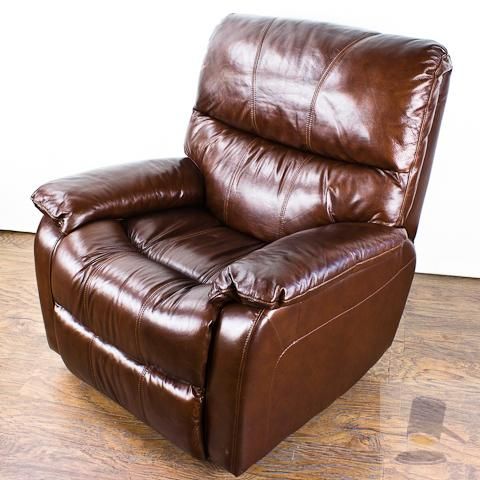 Bassett Furniture John Elway End Zone Leather Recliner