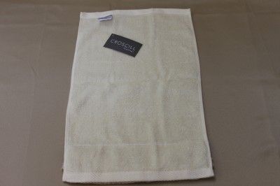 Croscill Rosie Embellished Hand Fingertip Bath Towel Set Ivory 2pc 