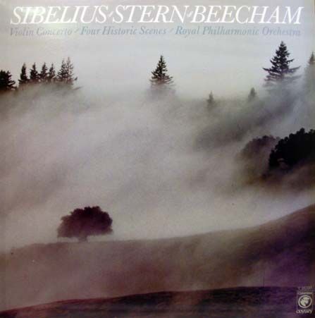 isaac stern beecham sibelius violin concerto label columbia odyssey 