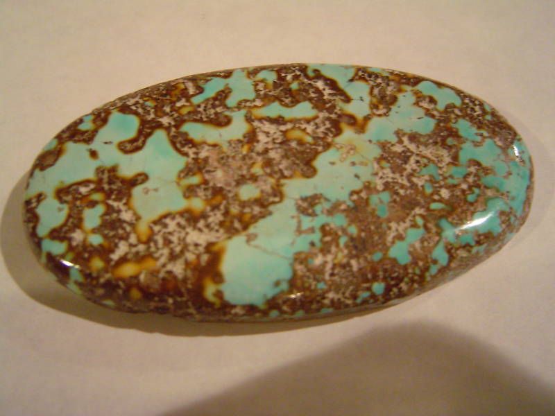 Blue Gem Battle Mountain Nevada Natural Turquoise Cab