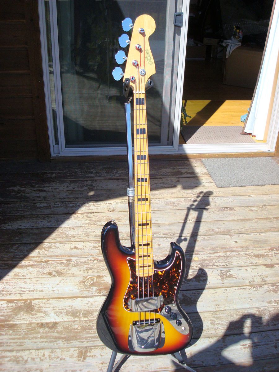   Bass Japan Bass Sunburst Vintage Bass Guitar Vintage Jazz Bass