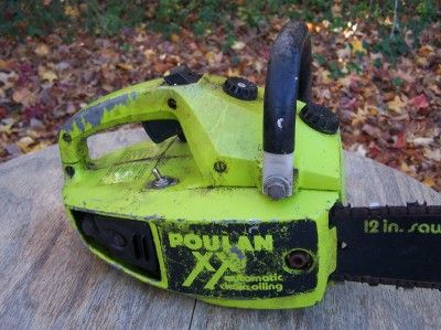 Vintage Beaird Poulan XX Top Handle Arborist Chainsaw Chain Saw 12 