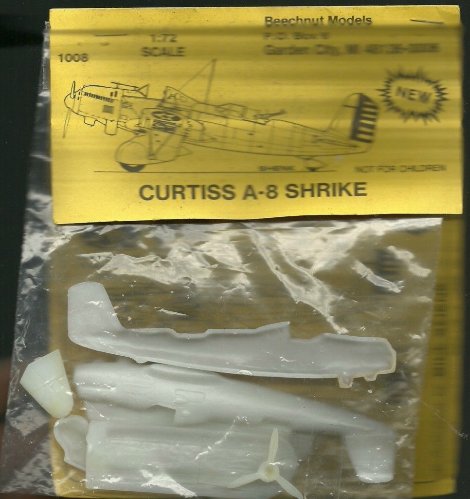 Beechnut Models Curtiss A 8 Shrike Factory SEALED 1 72 Scale Model 