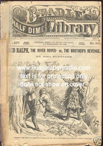 Beadles Half Dime Library Ned Buntline Dime Novel